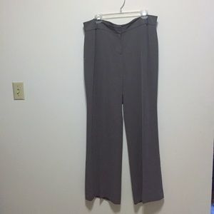 Gray Anne Klein career pants